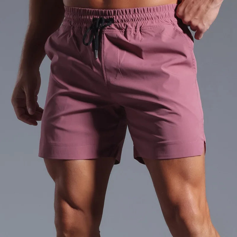 Slate Athletic Drawstring Shorts